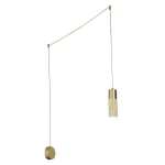 Floresta LED Złota 4W 4000K Lampa wisząca z podłączeniem do kontaktu Rabalux 6560 
