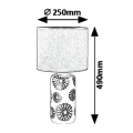 Lampa stołowa Ginger Srebrna E27 Rabalux 6029  5998250360294 noxbox lampynox www.lampynox.pl 3.jpg