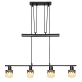 Lampa wisząca z regulowaną wysokością Lacey Czarny 4xE14 Rabalux 5345  5998250353456 noxbox lampynox www.lampynox.pl 1.jpg