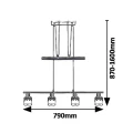 Lampa wisząca z regulowaną wysokością Lacey Czarny 4xE14 Rabalux 5345  5998250353456 noxbox lampynox www.lampynox.pl 3.jpg