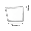 Plafon łazienkowy Lambert Srebrny LED 15W IP44 4000K barwa biała Rabalux 3359  5998250333595 noxbox lampynox www.lampynox.pl 4.jpg