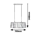 Lampa wisząca Pixie Miętowa 2xE27 szer. 700cm. Rabalux 5458  5998250354583 noxbox lampynox www.lampynox.pl 3.jpg