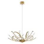 Romilli Złota LED 30W 3000K Lampa wisząca z kryształkami Rabalux 6550