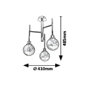 Lampa sufitowa Semira Szkło przydymione 3xE14 Rabalux 5003  5998250350035 noxbox lampynox www.lampynox.pl 4.jpg