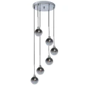 Lampa wisząca Semira Szkło przydymione 6xE14 Rabalux 5004  5998250350042 noxbox lampynox www.lampynox.pl 1.jpg