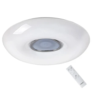 Tayla Biała LED 60W DIM śr. 50cm. 3000K-6500K ściemnialna, barwa światła zmienna Plafon z pilotem Rabalux 3328