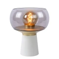 Lampka stołowa FARRIS Biała   Matowe złoto E27 Lucide 055400131  5411212051400 lampynox noxbox www.lampynox.pl 2.jpg