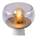 Lampka stołowa FARRIS Biała   Matowe złoto E27 Lucide 055400131  5411212051400 lampynox noxbox www.lampynox.pl 3.jpg