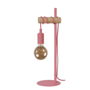 PAULIEN Różowa E27 Lampka stołowa Lucide 08527/01/66