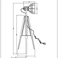 Lampa podłogowa JOSHUA Czarna śr. 42cm 457570130  5411212450517 lampynox noxbox www.lampynox.pl 10.jpg