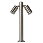 ARNE-LED Satynowy Chrom słupek ogrodowy LUCIDE 14867/10/12