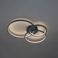 Lampa sufitowa sterowana aplikacją WIZ AARON LED Antracyt 36W RGB 3000-6000K Trio 652710342 | 4017807473339 noxbox lampynox www.lampynox.pl