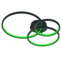 Lampa sufitowa sterowana aplikacją WIZ AARON LED Antracyt 36W RGB 3000-6000K Trio 652710342 | 4017807473339 noxbox lampynox www.lampynox.pl