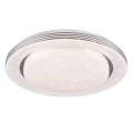 Plafon sterowany pilotem ATRIA LED Biały 22W śr. 48 cm Efekt gwiaździsty 3000-6000K Trio R67041900 | 4017807477153 noxbox lampynox www.lampynox.pl