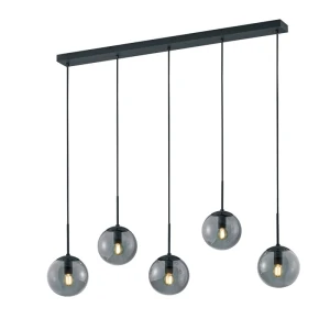 BALINI Antracyt/Przydymiony 5xE14 Lampa wisząca Trio 308500542