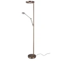 Lampa podłogowa BARRIE LED Patyna 32W | 6W 2700 + 4000K Trio 424210304 | 4017807467635 noxbox lampynox www.lampynox.pl