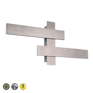 BELFAST LED Nikiel mat 2x10.5W 3000K Kinkiet ścienny Trio 275510207