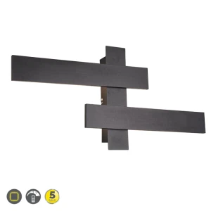 BELFAST LED 	Czarny mat 2x10.5W 3000K Kinkiet ścienny Trio 275510232