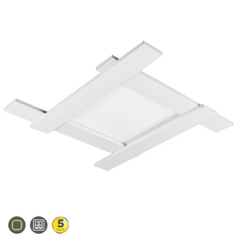 Lampa sufitowa BELFAST LED Biały mat 4x3.5W | 1x18W 4000K Trio 675510531 | 4017807455755 noxbox lampynox www.lampynox.pl
