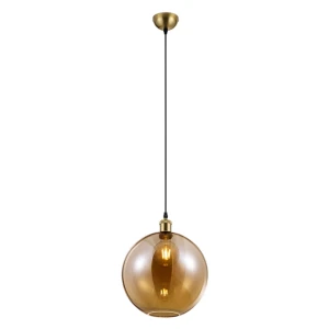 DINO Patyna/Bursztynowy 1xE27 Lampa wisząca Trio R30771004