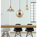 Lampa wisząca DINO Patyna/Bursztynowy 1xE27 Trio R30771004 | 4017807466003 noxbox lampynox www.lampynox.pl