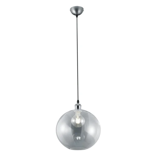 Lampa wisząca DINO Nikiel mat/Przezroczysty 1xE27 Trio R30771007 | 4017807464269 noxbox lampynox www.lampynox.pl