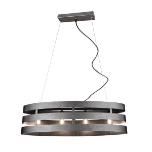 DUNCAN Nikiel antyczny 4xE14 Lampa wisząca Trio R30144067