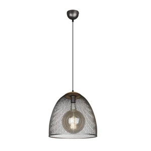 IVAR Nikiel antyczny 1xE27 śr. 40 cm Lampa wisząca Trio 309090167