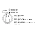 Lampka silikonowa dziecięca LED Księżyc multifukcyjna, wbudowany akumulator Polux 312983  5901508312983 lampynox noxbox www.lampynox.pl 1.jpg