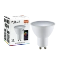 GU10 Sterowana aplikacją przez wifi 400lm 5,5W 2700K-6500K+RGB Tuya POLUX 313805  5901508313805 lampynox noxbox www.lampynox.pl 1.jpg