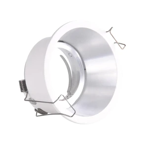 KOLDING biało/srebrne 1xGU10 Oczko podtynkowe Polux 315465