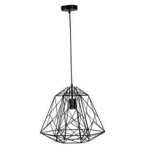 HORTA 1xE27 czarna Lampa wisząca il mio Polux 314666