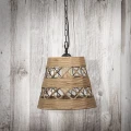Lampa wisząca ALMA Rope 1xE27 czarny  brąz il mio Polux 314536  5901508314536 lampynox noxbox www.lampynox.pl 2.jpg