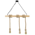 Lampa wisząca ROPE WOOD 3xE27 brąz il mio Polux 314512  5901508314512 lampynox noxbox www.lampynox.pl 1.jpg