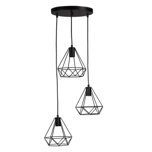 VIGO O 3xE27 Czarna il mio Lampa wisząca Polux 314635