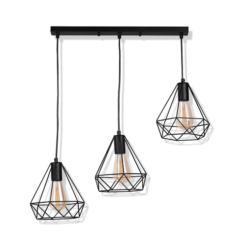 Lampa wisząca VIGO P 3xE27 Czarna il mio Polux 314628  5901508314628 lampynox noxbox www.lampynox.pl 1.jpg
