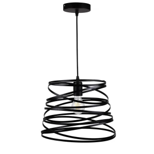 LAGOA 1xE27 black il mio Lampa wiszaca Polux 316325