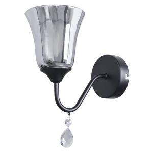 CARLA 1xE27 black+crystal il mio Kinkiet Polux 316394