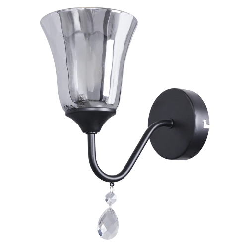 Kinkiet CARLA 1xE27 black+crystal il mio Polux 316394  5901508316394 lampynox noxbox www.lampynox.pl.png