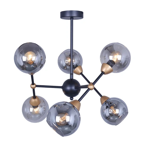 Lampa wiszaca ASSARIA-6 6xE14 black+gold il mio Polux 316431  5901508316431 lampynox noxbox www.lampynox.pl 1.jpg