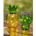 Lampka solarna ANANAS słoik szkło Polux 315878  5901508315878 lampynox noxbox www.lampynox.pl 2.jpg