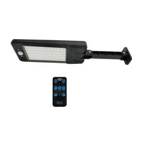 Naświetlacz Solarny LED z Pilotem, czujnik PIR, czarny