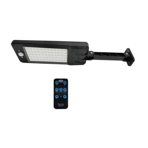 Naświetlacz Solarny LED z Pilotem, czujnik PIR, czarny Polux 315182  5901508315182 lampynox noxbox www.lampynox.pl 1.jpg