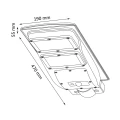 Naświetlacz Solarny LED STREET-6 z czujnikiem PIR, czarny Polux 315502  5901508315502 lampynox noxbox www.lampynox.pl 5.jpg