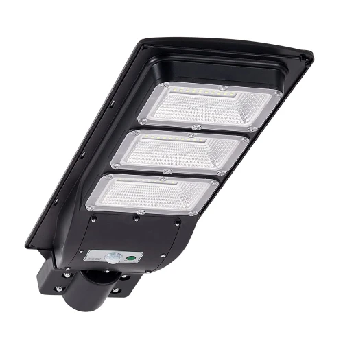 Naświetlacz Solarny LED STREET-9 z czujnikiem PIR, czarny Polux 315519  5901508315519 lampynox noxbox www.lampynox.pl 1.jpg