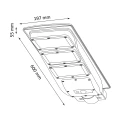 Naświetlacz Solarny LED STREET-9 z czujnikiem PIR, czarny Polux 315519  5901508315519 lampynox noxbox www.lampynox.pl 5.jpg