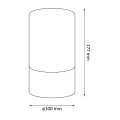 Lampa stołowa dekoracyjna led LUKY bateryjna cement Polux 315205  5901508315205 lampynox noxbox www.lampynox.pl 3.jpg