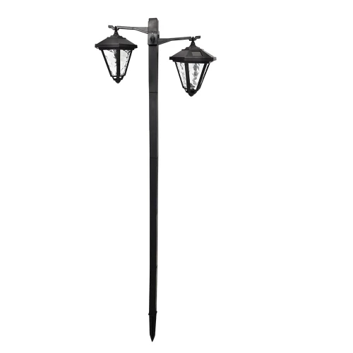 Lampa solarna latarnia EVERA 2x1LED black Polux 315335  5901508315335 lampynox noxbox www.lampynox.pl 1.jpg