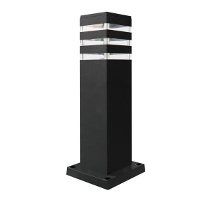 TEKSAS 44cm grafit 1xE27 Lampa stojąca zewnętrzna