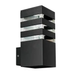 TEKSAS prosty grafit 1xE27 Kinkiet zewnętrzny